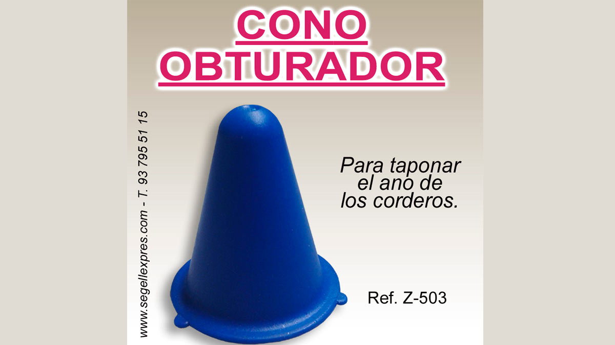 Cono obturador ovino